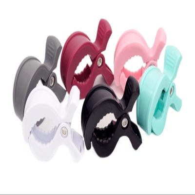 20pcs Lamp Pram Stroller Hanger Pegs to Hook Clips Muslin Seat Cover Car Organizer Play Gym Accessories(Gray)