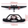 Rc Bumper Models For Traxxas For Trx4 For Axial For Scx10 1/10 Metal Front Rear Bumper With Light RC Crawler Car Upgrade Part Accessories(1 set) view 2
