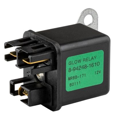 Heater Plug 8942481610 8-94248-1610 Compatible With Nissan For 720 Pickup For Maxima For Sentra Preheating Relay Glow Plug(Relay Only)