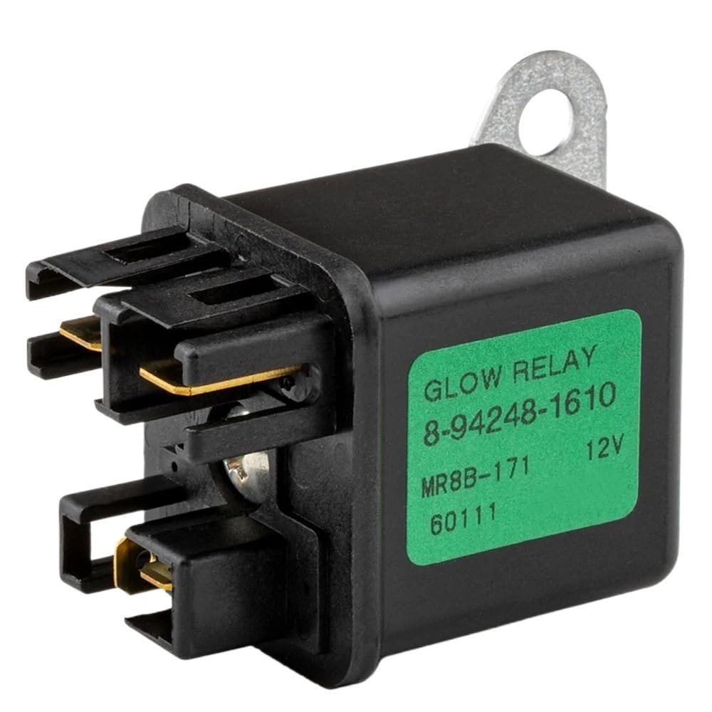 Heater Plug 8942481610 8-94248-1610 Compatible With Nissan For 720 Pickup For Maxima For Sentra Preheating Relay Glow Plug(Relay Only)