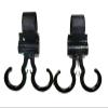 15pcs 360 Rotating Stroller Hooks Heavy-Duty Cart Bike Hanger Multipurpose Travel Organizer Compatible with Pram view 1