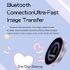 2026 New Electronic Badge Digital Display Pin, with 1.8'' IPS Touch Screen, Bluetooth App Control, Custom Photo GIF Video Display for Backpack Keychain Bag, Ideal for Cosplay & Fandom Events (White) view 3