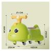 Wiggle cart Kids Push Car Dinosaur Themed Wiggle Car Ride On Toys with Under Seat Storage, for Indoor Outdoor Play view 2
