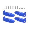 Aluminum 7075-T6 Alloy Flex Blades Extensions (Droop Flex Mod) for Axial 1:30 SCX30 Ford Bronco / SCX30 Jeep Wrangler JLU/Chevrolet K10 Rock Crawler Upgrades - Blue view 1