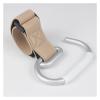 6 Pcs PU Baby Stroller Hooks Solid Color Cart Organizer Hanging Hook Cartoon Accessories(Khaki) view 2