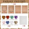 24 Pack Valentines Day Cards for Kids - Gem Valentines Day Cards, Funny Valentine Gems Exchange Gift, for School Classroom Class Party Favor, Valentine Rock Crystal Gift Exchange for Girls (Style 1) view 3