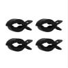 18 Pcs Multicolor Baby Stroller Clips Crocodile Anti-Drop Clamps Compatible with Blankets,Universal Pram/Car Seat Accessories(Black) view 1