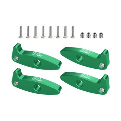 Aluminum 7075-T6 Alloy Flex Blades Extensions (Droop Flex Mod) for Axial 1:30 SCX30 Ford Bronco / SCX30 Jeep Wrangler JLU/Chevrolet K10 Rock Crawler Upgrades - Green