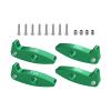 Aluminum 7075-T6 Alloy Flex Blades Extensions (Droop Flex Mod) for Axial 1:30 SCX30 Ford Bronco / SCX30 Jeep Wrangler JLU/Chevrolet K10 Rock Crawler Upgrades - Green view 1
