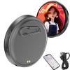2026 New Electronic Badge Digital Display Pin, with 1.8'' IPS Touch Screen, Bluetooth App Control, Custom Photo GIF Video Display for Backpack Keychain Bag, Ideal for Cosplay & Fandom Events (Gray) view 1