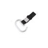 4pcs Aluminum Alloy Baby Stroller Hook Accessories Rotatable Cart Bag Clip for Sundries Organizer(Black Silver) view 1