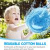 100pcs Reusable Water Balloons Quick Fill Sponge Balls Easter Beach Pool Toys, Outdoor Summer Yard Water Fight Party Games for Summer Fun and Party Favors view 3