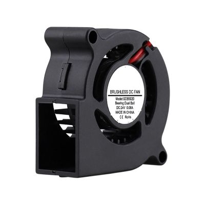 2Pcs 24V 5020 Turbine Blower Fan 50mmx20mm Dual Ball Bearing 3D Printer Cooling DC Brushless Radial Radiator