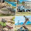 Dinosaur Toys with Activity Play Mat & Storage Cage, 27 PCS Realistic Dinosaur Figures & Trees for Toddlers Kids Ages 3-5, Ideal for Boys and Girls GiftStandard Version view 4