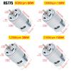 775 DC Motor 12V-24V 150W/288W High Torque Spindle Motor, 12000 RPM Double Ball Bearing, Low Noise (288W 12000RPM) view 4