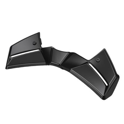 Aramox Front Spoiler Kit, Aerodynamic Downforce Winglet Deflector with Quick Attachment, Replacement for MT 09 2024 2025 MT 09 SP 09 YAMT (Black)
