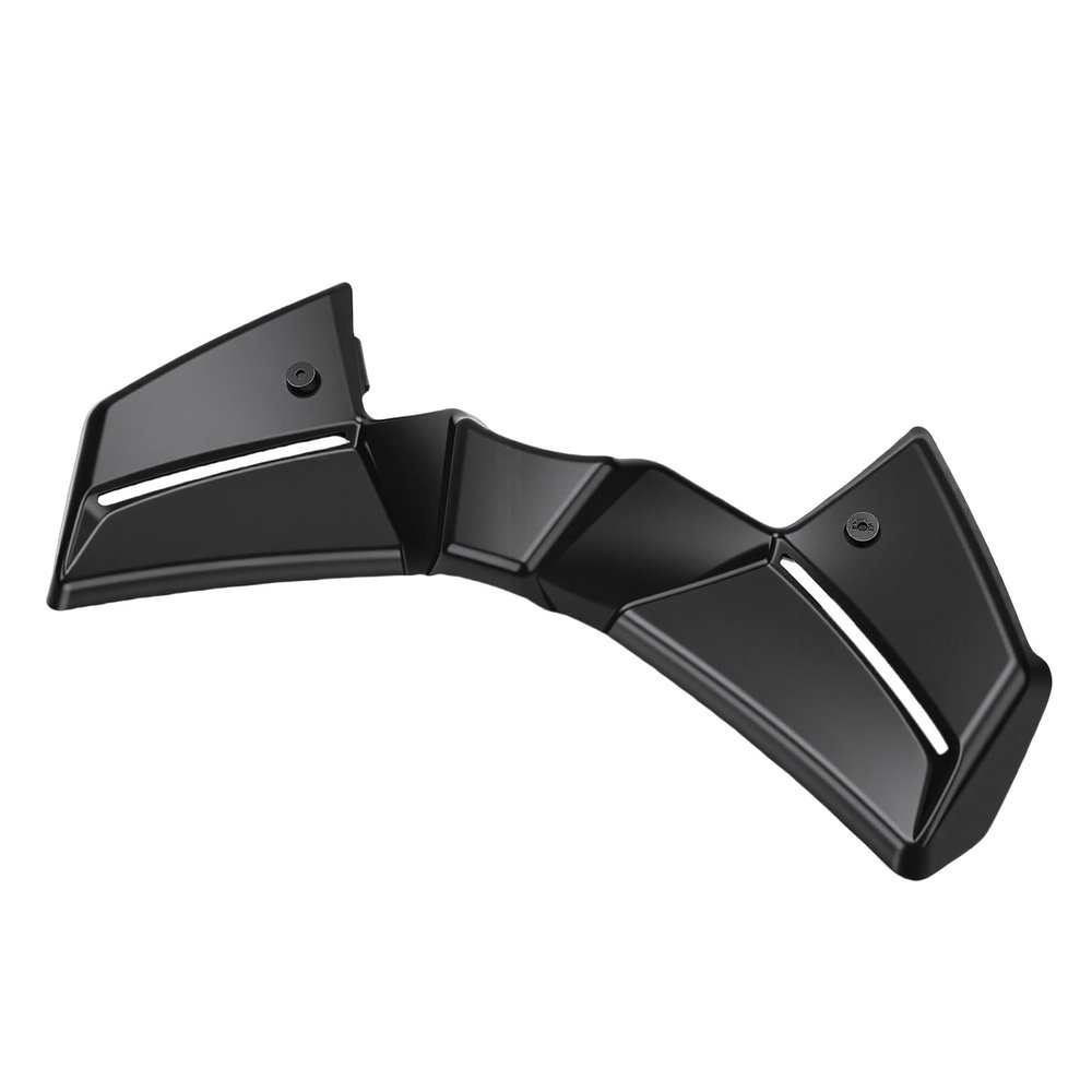Aramox Front Spoiler Kit, Aerodynamic Downforce Winglet Deflector with Quick Attachment, Replacement for MT 09 2024 2025 MT 09 SP 09 YAMT (Black)