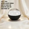 Yunir Electronic Memory Sphere, 2.7 Inch 3D Digital Video Player with 4GB Storage and Audio Playback, for Personalized Gift (Black) view 3