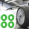 4X Tire Inserts for 1/10 RC Crawler Trucks - Waterproof RC Car Accessories & Repair Parts- Green view 3