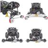 MIGHTY SCAPERS Steel Front/Rear Axle Drive Shaft Compatible with RBX10 AXI03005 1/10 Scale RC Crawler Car Model Upgrade Parts(Front and Rear) view 3