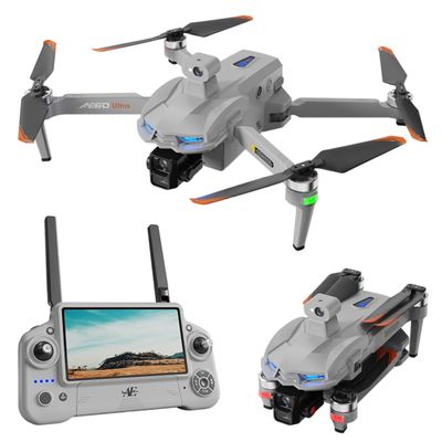 4K GPS Camera Drone for Adults with Touchscreen Controller, 3-Axis Gimbal Stabilization, Intelligent Obstacle Avoidance, Auto Return Home, Long-Range Carbon Fiber Professional Quadcopter with HD Live Video & Precision Flight Control