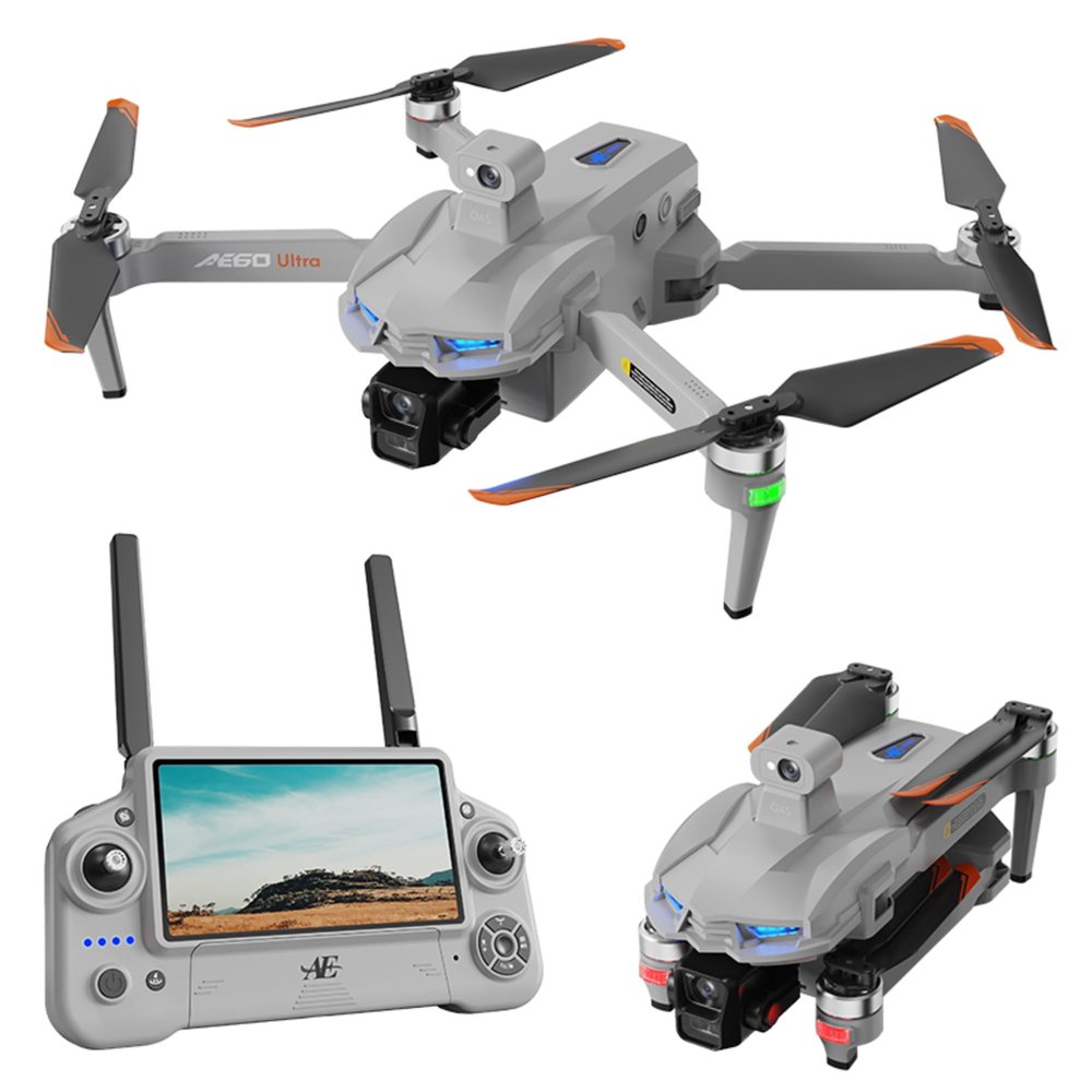 4K GPS Camera Drone for Adults with Touchscreen Controller, 3-Axis Gimbal Stabilization, Intelligent Obstacle Avoidance, Auto Return Home, Long-Range Carbon Fiber Professional Quadcopter with HD Live Video & Precision Flight Control