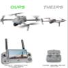 4K GPS Camera Drone for Adults with Touchscreen Controller, 3-Axis Gimbal Stabilization, Intelligent Obstacle Avoidance, Auto Return Home, Long-Range Carbon Fiber Professional Quadcopter with HD Live Video & Precision Flight Control view 2