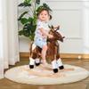 Classic Wooden Rocking Horse Toy for Indoor Play  Smooth Rocking Motion, Sturdy Construction, and Timeless Design view 1