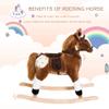 Classic Wooden Rocking Horse Toy for Indoor Play  Smooth Rocking Motion, Sturdy Construction, and Timeless Design view 4