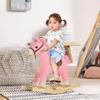 Classic Rocking Horse Toy with Smooth Wooden Base, Realistic Design, Interactive Sound and Motion Features for Home Play view 1