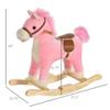 Classic Rocking Horse Toy with Smooth Wooden Base, Realistic Design, Interactive Sound and Motion Features for Home Play view 2