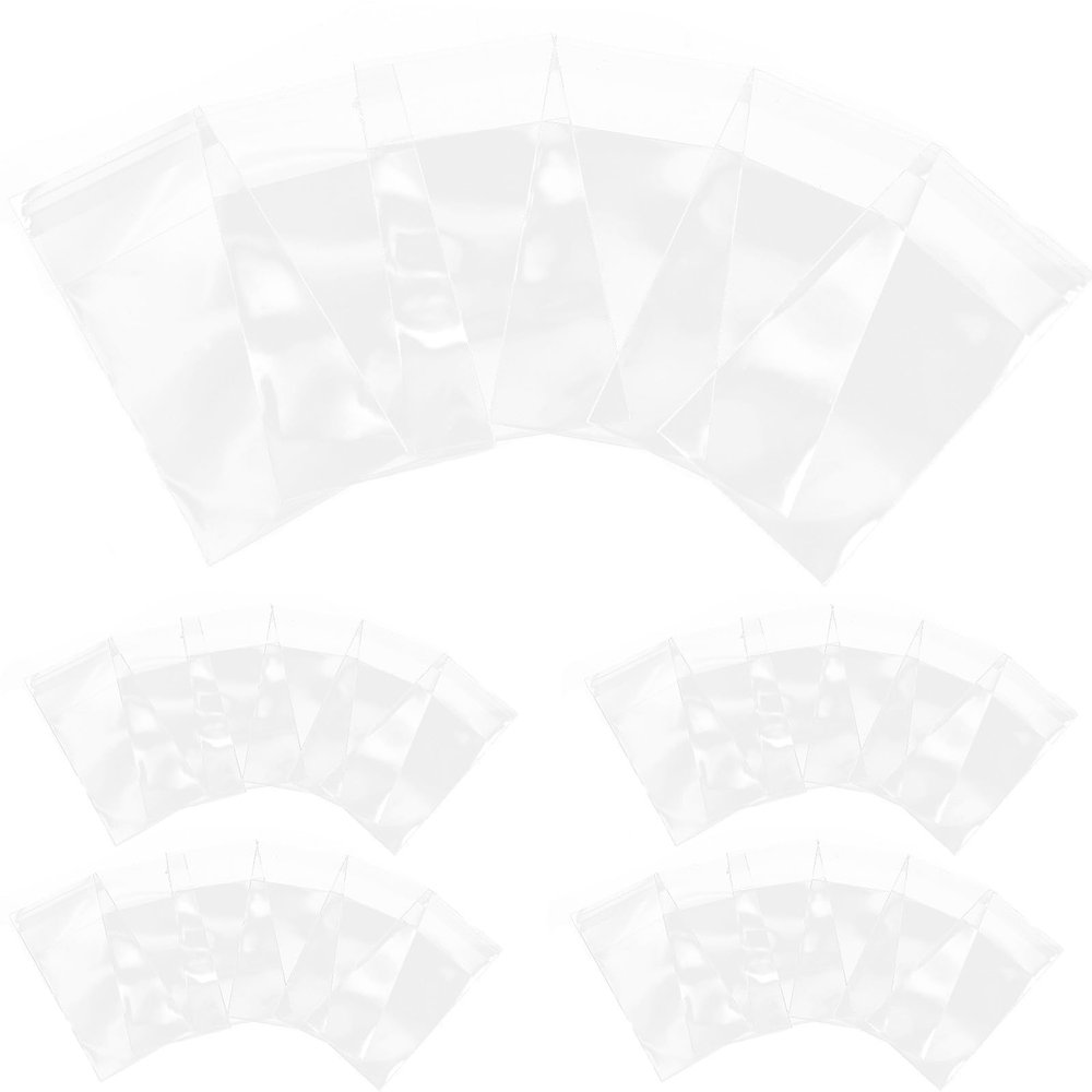 Toddmomy Trading Card Sleeves 58x89mm 20 Micron 100pcs Photo Card Protectors Anti-Scratch Plastic Covers for Game Storage