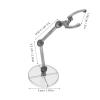 CIYODO 2pcs 6-inch Model Display Stand for Action Figures and Dolls, Black Model Holder Base for Collectors and Enthusiasts view 2