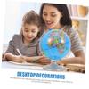 Abaodam 16cm Terrestrial Globe Decorative Globe for Students and Educational Office with Rotating Feature view 3