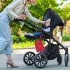 Abaodam Stroller Sunshade Canopy Sun Cover for Stroller Universal UV Sunblock with Waterproof Breathable Fabric Rain Protection for Outdoor Use view 4