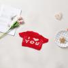 FRCOLOR Bear Sweater Doll Clothes 30cm Plush Outfit Red Cotton Hoodie for Stuffed Animals and Plush Bear Holiday Dress-up Accessories view 4