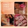 NEW DRAWINGS EDITION - 54 PINK BLOCKS - Spiciest Tower Stacking Wooden Block Game for Adults - Couple Dare Questions - Relationships - Funny Challenges - Date Night Couples Games - Valentine's Day view 2