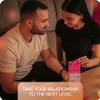 NEW DRAWINGS EDITION - 54 PINK BLOCKS - Spiciest Tower Stacking Wooden Block Game for Adults - Couple Dare Questions - Relationships - Funny Challenges - Date Night Couples Games - Valentine's Day view 3