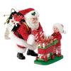 Department 56 Possible Dreams Christmas Traditions Santa and Little Shopper Helper 2-Piece Figurine Set, 9 Inch, Multicolor view 1