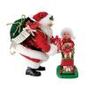 Department 56 Possible Dreams Christmas Traditions Santa and Little Shopper Helper 2-Piece Figurine Set, 9 Inch, Multicolor view 2