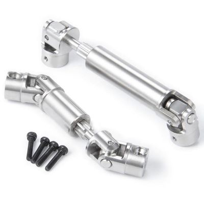 MIGHTY SCAPERS Steel Center Drive Shafts Compatible with 1/18 Scale -4M RC Crawler Models Including Bronco and(Style B)