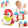 Baby Toys 6-12 Months, Musical Red Penguins Crawling Infant Toys, Early Learning Toy for Tummy Time with Light & Sound, Birthday Gifts for Babies Newborn Boys Girls 6 7 8 9 10 11 Months 1 Year Old view 1