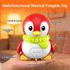 Baby Toys 6-12 Months, Musical Red Penguins Crawling Infant Toys, Early Learning Toy for Tummy Time with Light & Sound, Birthday Gifts for Babies Newborn Boys Girls 6 7 8 9 10 11 Months 1 Year Old view 2