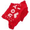 HANABASS Bear Doll Clothes Red Letter Knit Sweater Hoodie 30cm Plush Stuffed Animal Outfit Winter Coat Costume for Collectors view 1