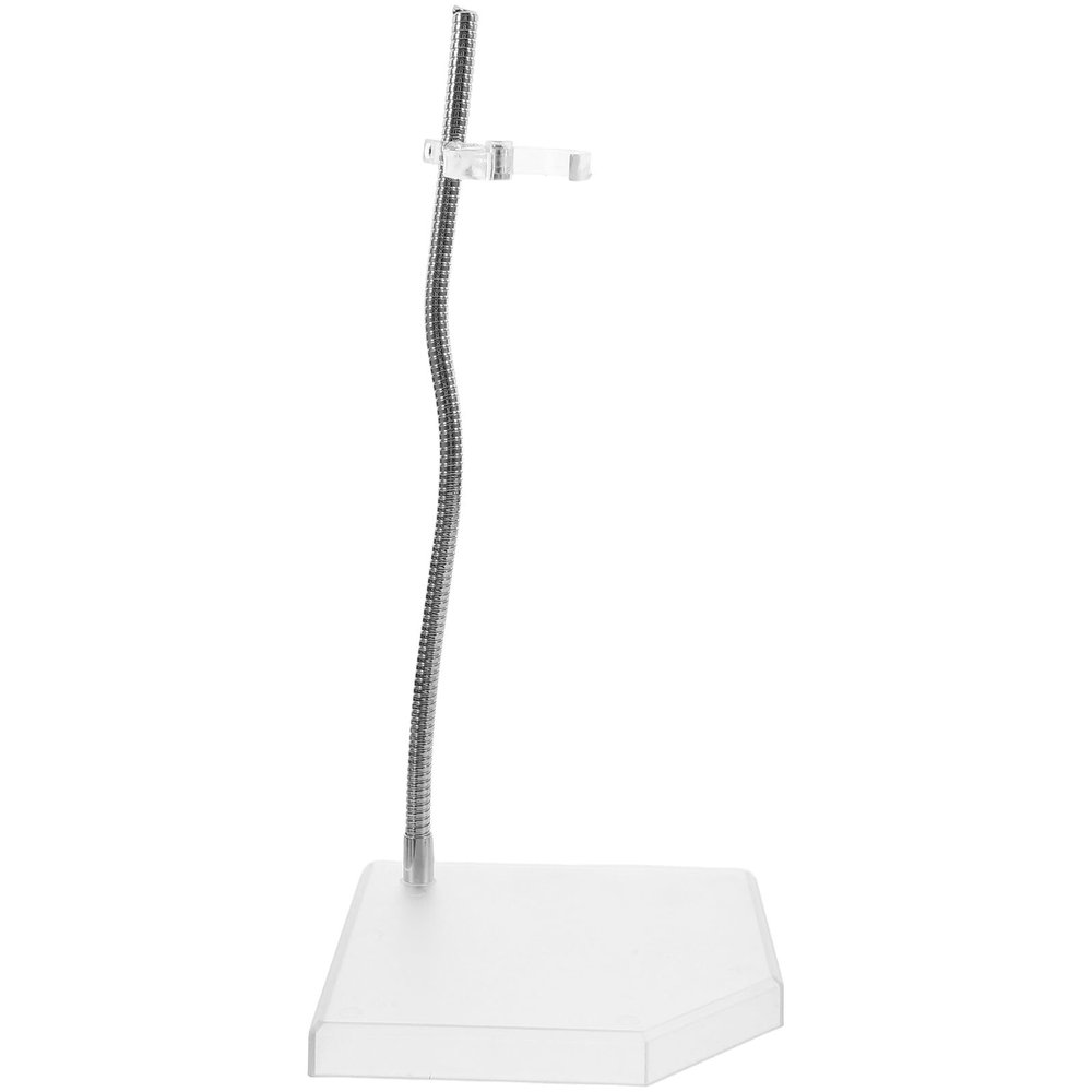 PERSELOSO 5cm Model Support Stand for 1/100 Scale Mecha Figures, Doll Holder Display Base Compatible with Waist under 5.5cm, Assembly Action Figure Display for Collectible