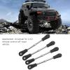 Aumotop Durable Metal RC Steering Linkage Pull Rod Set for 1/10 RC Offroad Car, Adjustable Rear Upper Link, 4pcs Steering Rod Bundle, Easy to Install view 2