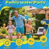 24 Pcs Reusable Water Balloons, Self-Sealing Refillable Water Balls, Pool Toys for Kids Ages 4-14, Pool Beach & Outdoor Water Ballons view 2