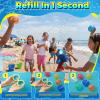 24 Pcs Reusable Water Balloons, Self-Sealing Refillable Water Balls, Pool Toys for Kids Ages 4-14, Pool Beach & Outdoor Water Ballons view 4