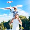 BESPORTBLE 2 Pack Kids Foam Airplane Toys 39 Inch Hand Throw Glider Planes for Outdoor Play and Hand-Eye Coordination view 2