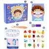 LLTCMAOYI Montessori Tooth Defence Game, Educational Dental Health Toy with Stickers & Play Set view 2